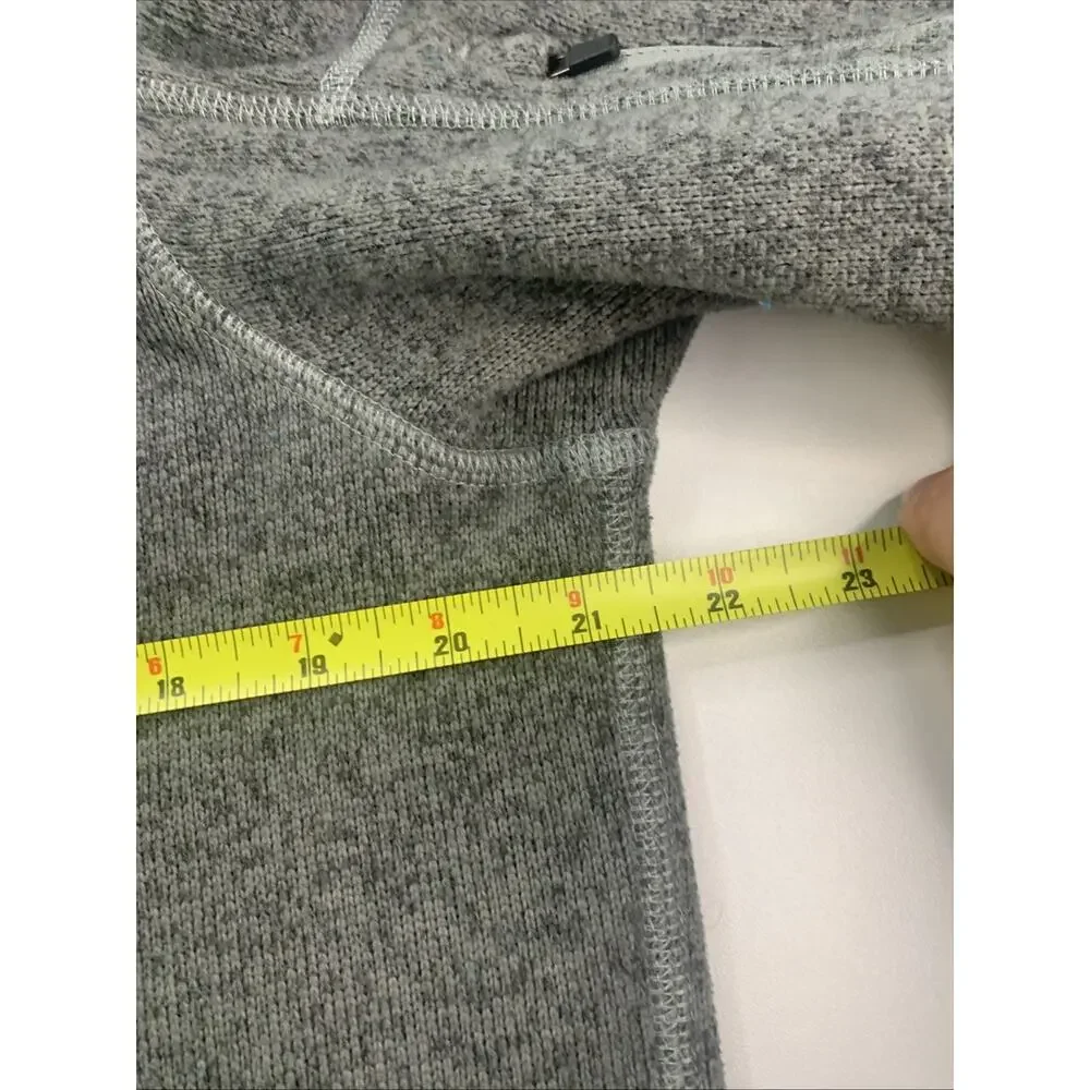 The North Face Quarter Zip Fleece Pullover Men’s Large Gray Outdoor Jacket